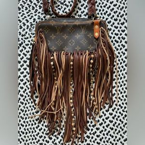 Louis Vuitton Vintage Boho Bag w/ Fringe - Dirty Blonde